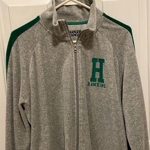 hawkins stranger things velour jacket